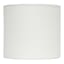 White Drum Small Table Lamp Shade, 9x9x8