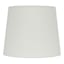 White Tapered Drum Small Table Lamp Shade, 9x12x9
