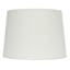 White Tapered Drum Lamp Shade, 10x14