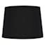 Black Tapered Drum Medium Table Lamp Shade, 12x14x10