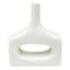Crosby St. White Open Ceramic Vase, 7"