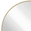 Gold Round Wall Mirror, 24"