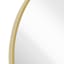 Gold Round Wall Mirror, 24"