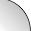 Black Round Wall Mirror, 30"