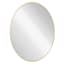 Gold Oval Wall Mirror, 24x32