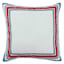 Providence Red, White & Blue Striped Woven Throw Pillow, 18"