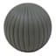 Crosby St. Brown Ceramic Orb, 4.8"