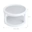 2-Tier White & Grey Lazy Susan
