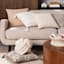 Hadley Tufted Back Sofa, Taupe