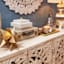 Found & Fable 4-Door Carved Sideboard Table