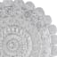 Found & Fable Silver Hammered Metal Wall Decor, 22"