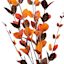 Brown Fall Leaves Bush, 24"