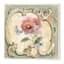 3-Piece Antique Floral Art Wooden Wall Decor, 8"