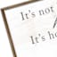 Framed It's Not How Big House It's How Happy The Home Textured Wall Sign, 18x36