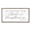 Bible Verse Canvas Wall Sign, 18x36
