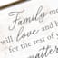 Family Means You Will Love & Be Loved Framed Canvas Wall Sign, 18x36