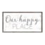 Framed Our Happy Place Textured Wall Art, 20x40