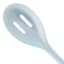 Mini Slotted Silicone Spoon, Light Blue