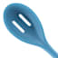 Mini Slotted Silicone Spoon, Blue