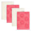 Tiny Dreamers 4-Pack Pink & White Flower Embossed Washcloths, 12"