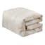 Honeybloom 6-Piece Neutral Jacquard Comforter Set, Full/Queen