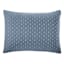 Providence 6-Piece Blue Woven Clipped Jacquard Comforter Set, King