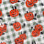 Set of 4 Halloween Pumpkin Cloth Napkins