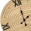 Ty Pennington Wooden Round Wall Clock, 24"