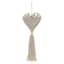 Heart Macrame Wall Decor, 6x13