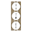 Kitchen Faux Wooden Wall Decor, 10x30