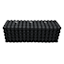 Crosby St. Black Unscented Bubble Bar Candle, 3x3x8