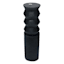 Crosby St. Black Unscented Totem Pillar Candle, 2x8