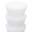 Crosby St. White Unscented Totem Pillar Candle, 2x6
