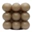 Crosby St. Brown Unscented Bubble Candle, 3"