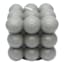 Crosby St. Grey Unscented Bubble Candle, 3"