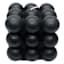 Crosby St. Black Unscented Bubble Candle, 3"