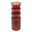 Crosby St. Red Unscented Totem Pillar Candle, 2x6