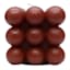 Crosby St. Red Unscented Bubble Candle, 3"