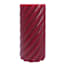 Willow Crossley Red Unscented Twisted Pillar Candle, 3x6