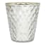 Found & Fable Silvery Mercury Glass Votive Candle Holder, 4"