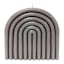 Grey Unscented Rainbow Arch Candle, Large