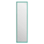 Turquoise Ornate Leaner Mirror, 14x50