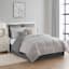 8-Piece Quinn Grey Essential Comforter Set, King