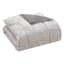 8-Piece Quinn Grey Essential Comforter Set, King