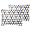 8-Piece Elle Multicolor Lattice Design Essential Comforter Set, King