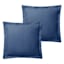 8-Piece Blue Hexagon Striped Essential Comforter Set, Full