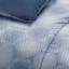 8-Piece Blue Hexagon Striped Essential Comforter Set, Full