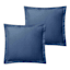 8-Piece Blue Hexagon Striped Comforter Set, Queen