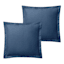 8-Piece Blue Hexagon Striped Essential Comforter Set, King