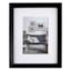 8x10 Matted to 5x7 Wall Frame, Black